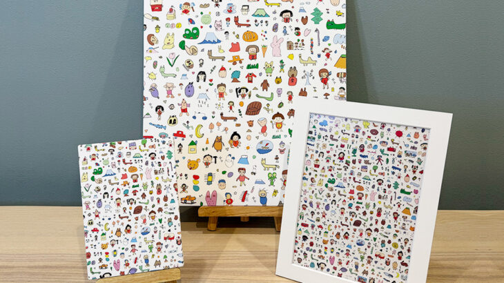 静岡県小山町の障がい者支援施設の作品「金太郎と仲間たち」をモチーフにしたオリジナルアートが同町のふるさと納税返礼品に採択。寄付受付を開始しました。［福祉.tvプロデュース］