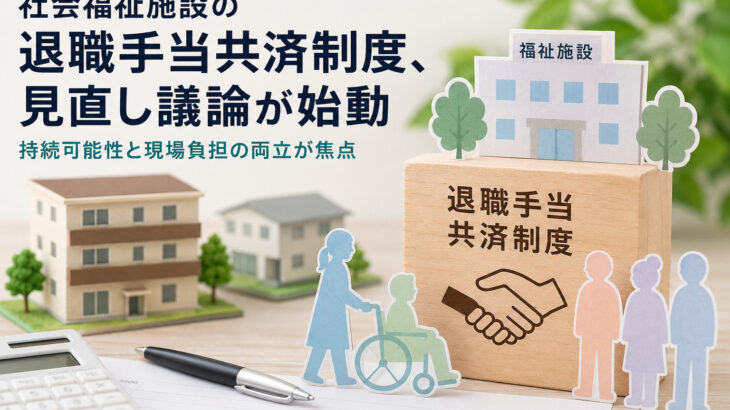 社会福祉施設の退職手当共済制度、見直し議論が始動ー持続可能性と現場負担の両立が焦点